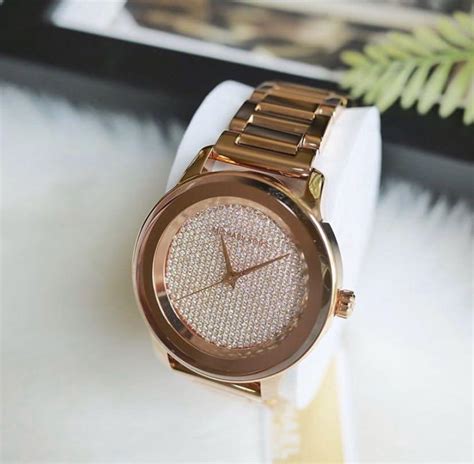 michael kors kinley pave rose gold watch|Kinley Pavé Gold.